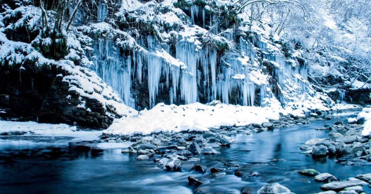 三十鎚の氷柱